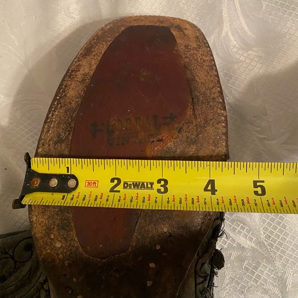 Men’s Corral Vintage leather embroidered square toe western boots. Size 11.5D - Picture 10 of 16